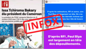Élections au Cameroun : de faux résultats provisoires circulent sur les réseaux sociaux
